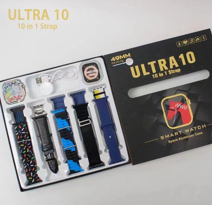 Ultra 10 with 10 straps smartwatch